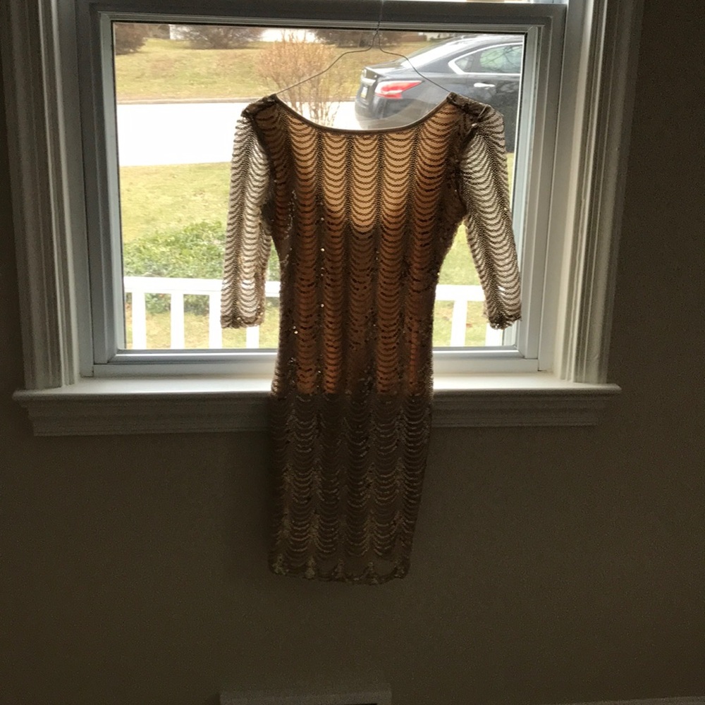 Gold dress